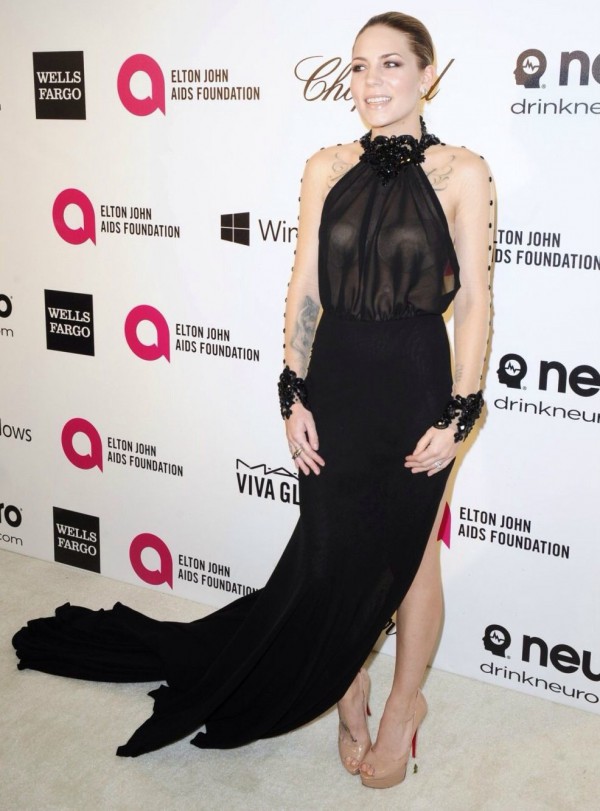 2 марта 2014 Скайлар Грей посетила вечеринку премии Оскар 2014