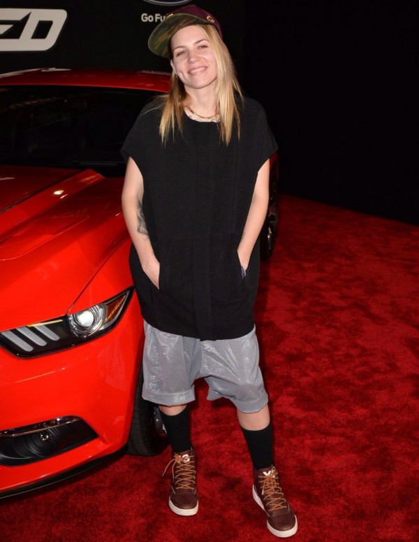 6 марта 2014 Скайлар Грей посетила премьеру фильма Need For Speed Жажда Скорости Голливуд